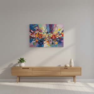 Arte Abstracto Colorido para Pared, Pintura Moderna en Lienzo para Decoración del Hogar y Adornos para Sala de Estar - Product Image 3