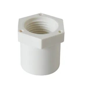 Düşük fiyat pvc 3/4 "ASTM D1785/2466 dişli upvc burç redüktör