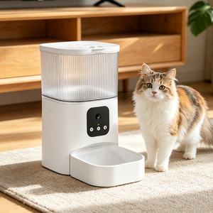 Smart Pet Feeder Automatyczny Karmnik WiFi Smart Automatic Pet Feeder Pet Feeder With Camera Cat <b>Dog</b> Supplies - Product Image 1