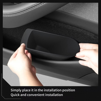 Boîte de rangement pour porte avant de voiture Tesla Model Y Juniper/Launch 2025, accessoires intérieurs, bac de rangement anti-salissures pour fentes de porte