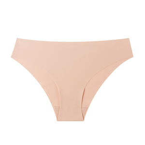 Vente en gros transfrontalière de lingerie sexy en nylon à taille basse avec logo à la taille, respirante et sans trace - Product Image 4