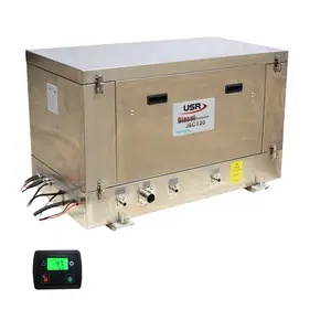 Pendingin air asin 20kw Generator laut Kubota bahan bakar Diesel 6kw 15kw 18kW 20KW Remote mulai dengan kecepatan 1800rpm 120V/230V terukur