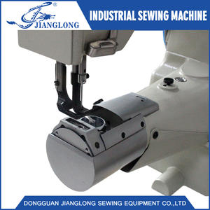 8BD maquina <span class=keywords><strong>Dr</strong></span> coser triple cilindro de arrastre encuadernación cinta borde sesgo encuadernación mochila escolar máquina maquinaria para hacer bolsos de cuero - Product Image 3