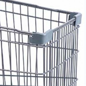 Chariot de <span class=keywords><strong>courses</strong></span> pliable Youbang YB-NC-150L de style américain, 180 <span class=keywords><strong>litres</strong></span>, galvanisé, avec roues en PU de 4 pouces, caractéristiques imperméables, vente chaude - Product Image 5