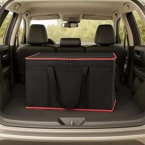 Sac de pique-nique <span class=keywords><strong>isotherme</strong></span> <span class=keywords><strong>pliable</strong></span> rouge avec doublure douce, réutilisable pour le camping/le pique-nique au Canada - Product Image 6