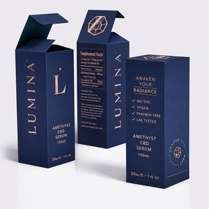 Wholesale Custom Cosmetic Folding Carton <b>Paper</b> Packaging Box for Skincare - Product Image 1