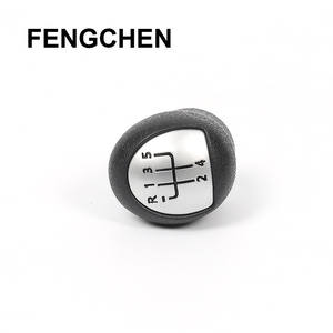 Poignée de levier de vitesse Fengchen 5 vitesses en cuir noir ergonomique pour Renault - Product Image 2