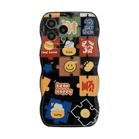 Étuis de téléphone portables de luxe, imperméables, antidérapants, écologiques, antichocs, en TPU souple, design de dessin animé, pour 13 14
