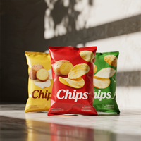 Sacs en plastique de papier d'aluminium de haute qualité laminé mélangé de fruits secs Snack Food Popcorn Chips de pommes de terre Sacs d'emballage Chips Sacs