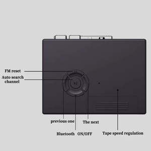 Reproductor de Casetes Portátil con Bluetooth, Funciones de Reproducción Rápida, Avance, Retroceso y Volteo Automático - Product Image 5