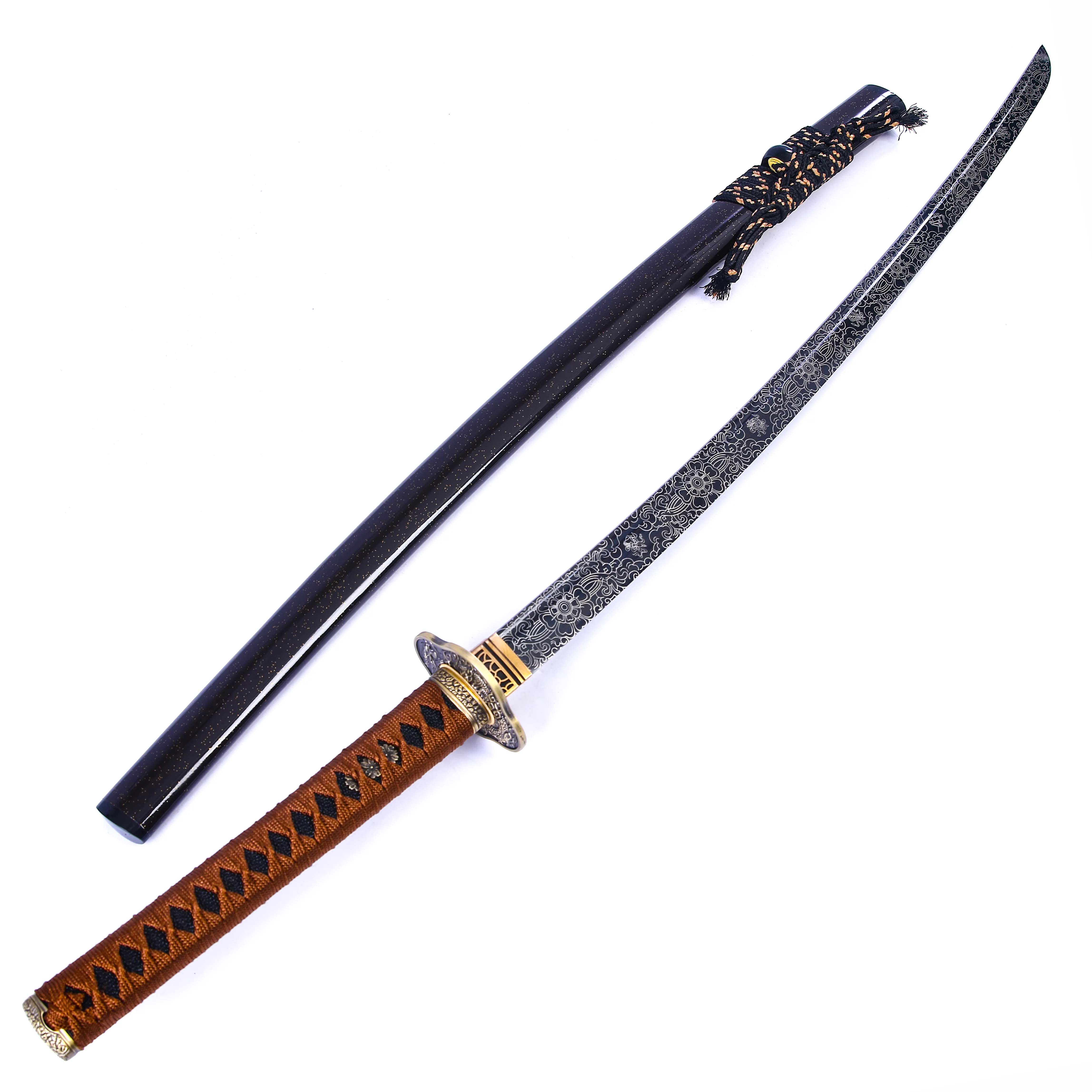 Pedang Jepang mainan bambu buatan tangan pedang katana Jepang terlaris