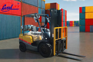 Chariot élévateur diesel Everlift Nouveau 2 tonnes 2.5 tonnes 3.0 tonnes avec moteur japonais Nissan ISUZU Mitsubishi Moteur chinois - Product Image 4