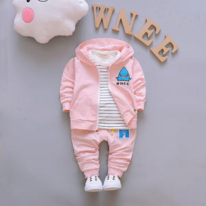 Vêtements pour enfants de marque célèbre en gros en Turquie, ensemble de 3 pièces pour garçons, automne - Product Image 4