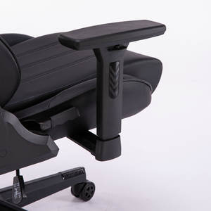 <span class=keywords><strong>Fauteuil</strong></span> de jeu ergonomique inclinable de luxe en cuir noir confortable pour le gaming professionnel - Product Image 3