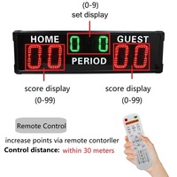 Marcador de Pádel Digital para uso en seguridad al aire libre, marcador de voleibol grande para baloncesto, tenis, pantalla electrónica de puntuación