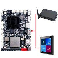 Carte mère de robot IA de contrôle industriel RK3288 Rockchip pour ordinateur monocarte DDR 64 Go Nouveau avec Linux et Android 12V PCBA