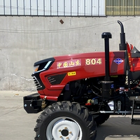 Motoculteur rotatif à quatre roues pouvant être associé à un tracteur agricole à roues de 80 chevaux pour un choix personnalisé