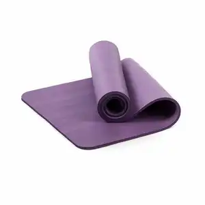 Venta caliente antideslizante Fitness Mat , 1/2 pulgadas Extra grueso de alta densidad NBR Comfort Foam Ejercicio Yoga Mat Yoga & Plate