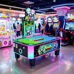 Table de jeu de hockey sur air à monnayeur pour deux joueurs, pour enfants, pour centre de jeux et d'amusement - Product Image 2