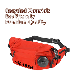 Ceinture pour bouteille isotherme 0,75 L, <span class=keywords><strong>sac</strong></span> <span class=keywords><strong>de</strong></span> ceinture pour bouteille d'eau isolée avec poche avant et ouverture à enroulement pour le <span class=keywords><strong>ski</strong></span> nordique - Product Image 1