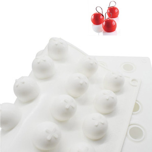 Round Mousse Cake Silicone Mold 35 Cavity With Rimmed Edges For French Dessert Chocolate DIY - Product Image 3