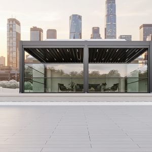 Pérgola Retráctil de Aleación de Aluminio de Alta Calidad Sweet Home, Pérgola Exterior Hecha <span class=keywords><strong>a</strong></span> Medida, Buena Calidad, Fácil de Montar, Toldo para Patio - Product Image 6