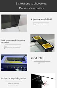 Réservoir de filtre arrière d'<span class=keywords><strong>aquarium</strong></span> en verre de volume personnalisé pour poisson d'eau douce salée corail 25W marin d'intérieur pour le salon alimentation 220V - Product Image 5