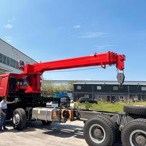 Grúa Móvil <span class=keywords><strong>de</strong></span> 8 Toneladas con Pluma Montada, Máquina Hidráulica para Construcción, <span class=keywords><strong>Cabrestante</strong></span> para Equipos <span class=keywords><strong>de</strong></span> Elevación, Grúa para Camión, Venta en China - Product Image 3