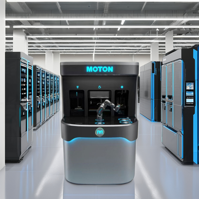 Robot Barista AI Coffee Vending Machine Eversys Coffee Machine JAKA Robotic Arm APP Order Thermoelectric Cooling Custom Latte