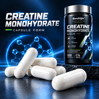 Capsules de Créatine Monohydrate en Gros, 120 Capsules de 2,5g, Nutrition Sportive, Soutien à la Force, OEM