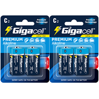 Pilas Alcalinas Premium de la Marca OEM, Tamaño C de 1.5 V, con Energía Duradera y Voltaje Estable Durante la Descarga