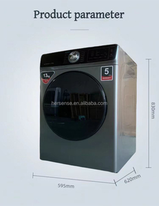 Sèche-linge domestique 13 kg entièrement automatique à chargement frontal, sécheuse à tambour, machine à sécher le linge haute capacité 13 kg - Product Image 5