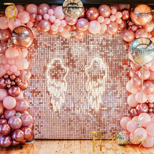<span class=keywords><strong>Rideau</strong></span> d'arrière-plan à paillettes, décor mural <span class=keywords><strong>de</strong></span> fête prénatale, cadeau <span class=keywords><strong>de</strong></span> bébé, fête d'anniversaire, arrière-plan à paillettes - Product Image 2