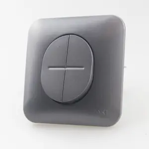 YAKI France EU/UK Standard 4 Gang 1/2way Gray/White/Black PC Panel Button Electrical Wall Switch Electrical Bipolar Surface