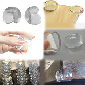 Protector de Goma transparente anticolisión de PVC para bebés ángulo de mesa de Seguridad protector de borde redondeado - Product Image 2