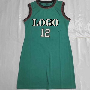 Maillots <span class=keywords><strong>de</strong></span> <span class=keywords><strong>basket</strong></span>-ball pour femmes Robes Casual Jersey Shirt <span class=keywords><strong>Robe</strong></span> Femmes Vendeur Baseball Femmes Shirt Jersey Robes - Product Image 5