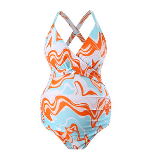 2024 dernière nouveauté couleur noire unie une pièce grande taille maillots <span class=keywords><strong>de</strong></span> <span class=keywords><strong>bain</strong></span> pour femmes enceintes <span class=keywords><strong>maillot</strong></span> <span class=keywords><strong>de</strong></span> <span class=keywords><strong>bain</strong></span> <span class=keywords><strong>de</strong></span> maternité - Product Image 2