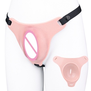 FAAK Culotte Strapon Couleur Peau avec Faux Vagin en Silicone, Harnais Pénien, Jouet Sexuel pour Sissy - Product Image 1