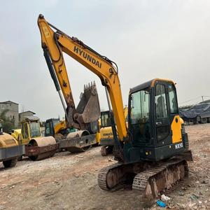Mini excavatrice d'occasion personnalisée Excavatrice hydraulique Hyundai 600 d'occasion professionnelle Excavatrice sur chenilles Hyundai 55 tonnes - Product Image 1