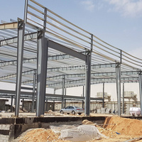 Estructura de Acero Prefabricada de Bajo Costo con Panel Sándwich para Iglesia, Supermercado, Taller - Edificio de Almacén Industrial Moderno