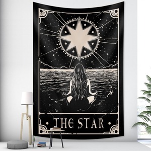 Tapiz de Mandala de 150x130cm, tarjeta de <span class=keywords><strong>Tarot</strong></span>, colgante de pared, astrología, adivinación, brujería, decoración de habitación, colcha - Product Image 3