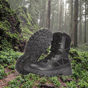 2025 Men's High Top Anti-Slip Tactical Training <b>Boots</b> Breathable <b>Mesh</b> Lining Waterproof for Autumn Outdoor Hiking Lightweight - Product Image 3