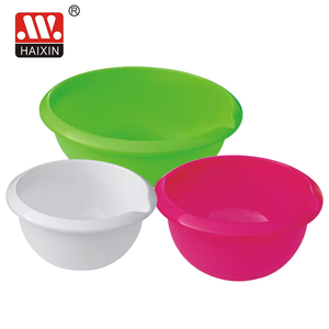 Tazón de mezcla de plástico grande de <span class=keywords><strong>5L</strong></span> con buen Borde de agarre para la cocina - Product Image 4