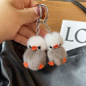 <b>Mini</b> Cute Plush Yellow Duck Keychain Plush Soft Toy Pendant <b>Backpack</b> Keychain Car Pendant Gift - Product Image 4