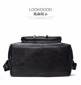 Women <b>Backpack</b> Genuine Leather Fashion All-match Simple College Style Casual <b>Backpack</b> - Product Image 5