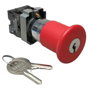 Bouton poussoir rouge Xb2bs9445, produit neuf et original avec une garantie d'un an - Product Image 1