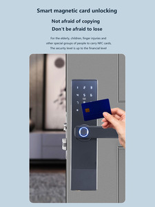 High-End Wood Smart Fingerprint Password 5050 Lock for Office Hotel Home Indoor with Cloud Data Storage Tuya/TTlock Wi-Fi - Product Image 4