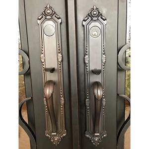 Serrure de porte intérieure en cuivre pur doré, poignée de porte silencieuse pour chambre, serrure de porte magnétique simple de style européen - Product Image 3