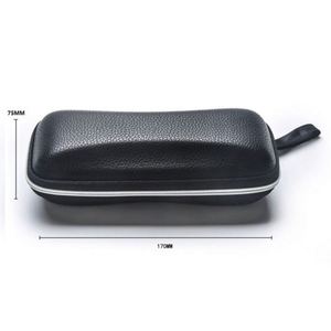 Custom Logo Unisex Portable Sunglasses Bag Hard Zipper Box Protective <b>Case</b> Cover EVA Leather <b>Glasses</b> <b>Case</b> - Product Image 2