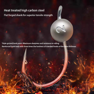 Anzuelo de Pesca de Competición Micro Lead Drop Shot, Cabeza de Jig Wacky de Pulgadas, Anzuelo de Plomo de Vástago Corto para Pesca de Lubina Negra con <span class=keywords><strong>Gusano</strong></span> Noodle - Product Image 5